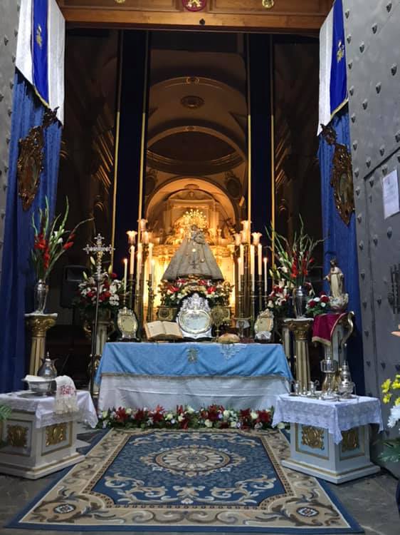 Altar del Corpus Christi de la Virgen de Monserrate. Fuente: M.I. Archicofradía de Nuestra Señora de Monserrate.